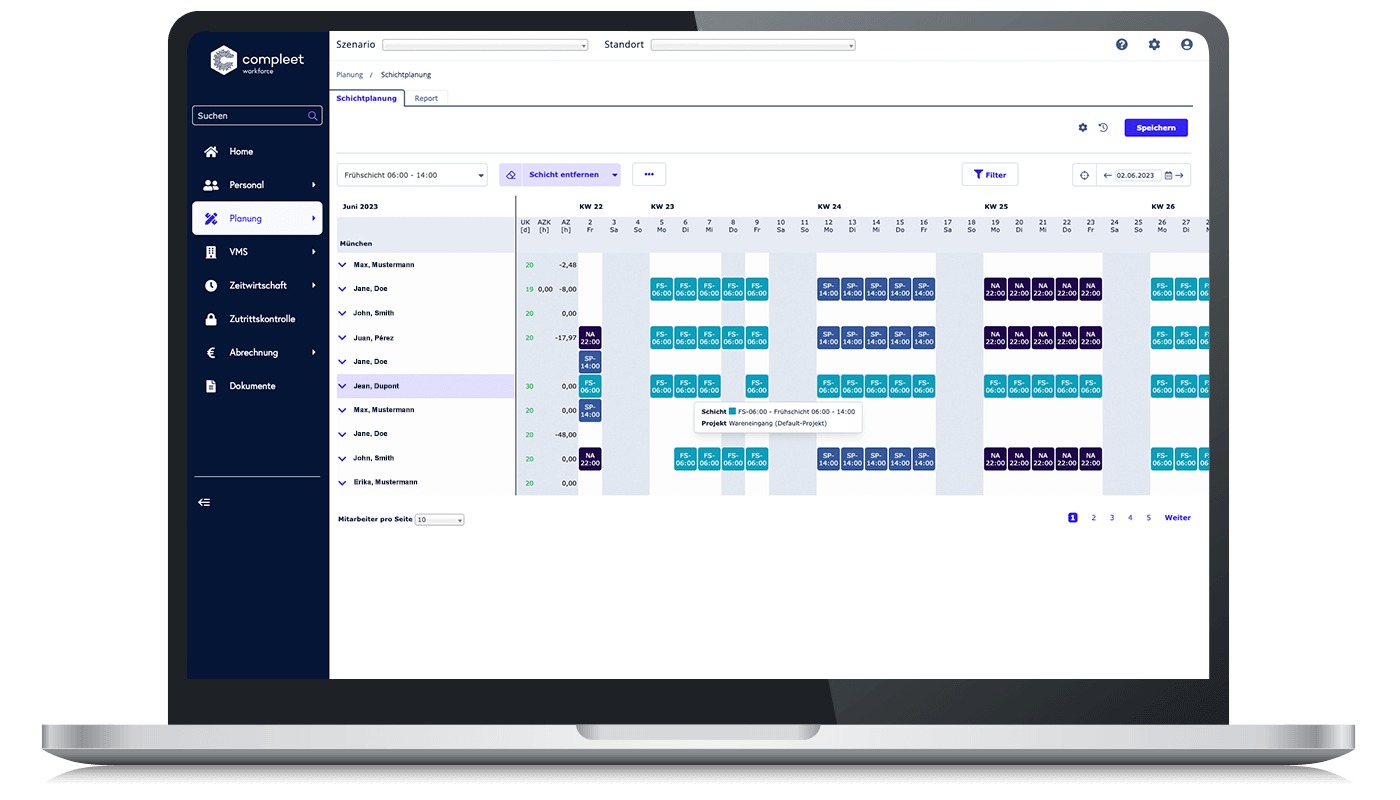 Shift planning_cw