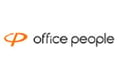 office people logo orange schwarz