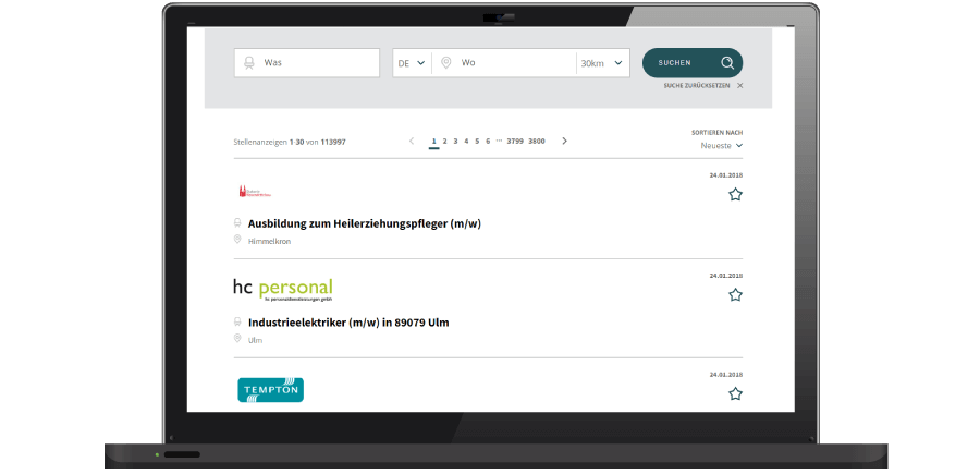 Die compleet Jobbörse